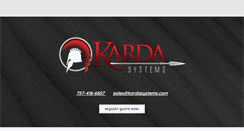 Desktop Screenshot of kardasystems.com