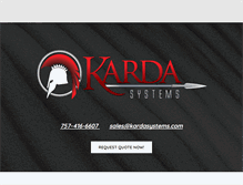 Tablet Screenshot of kardasystems.com